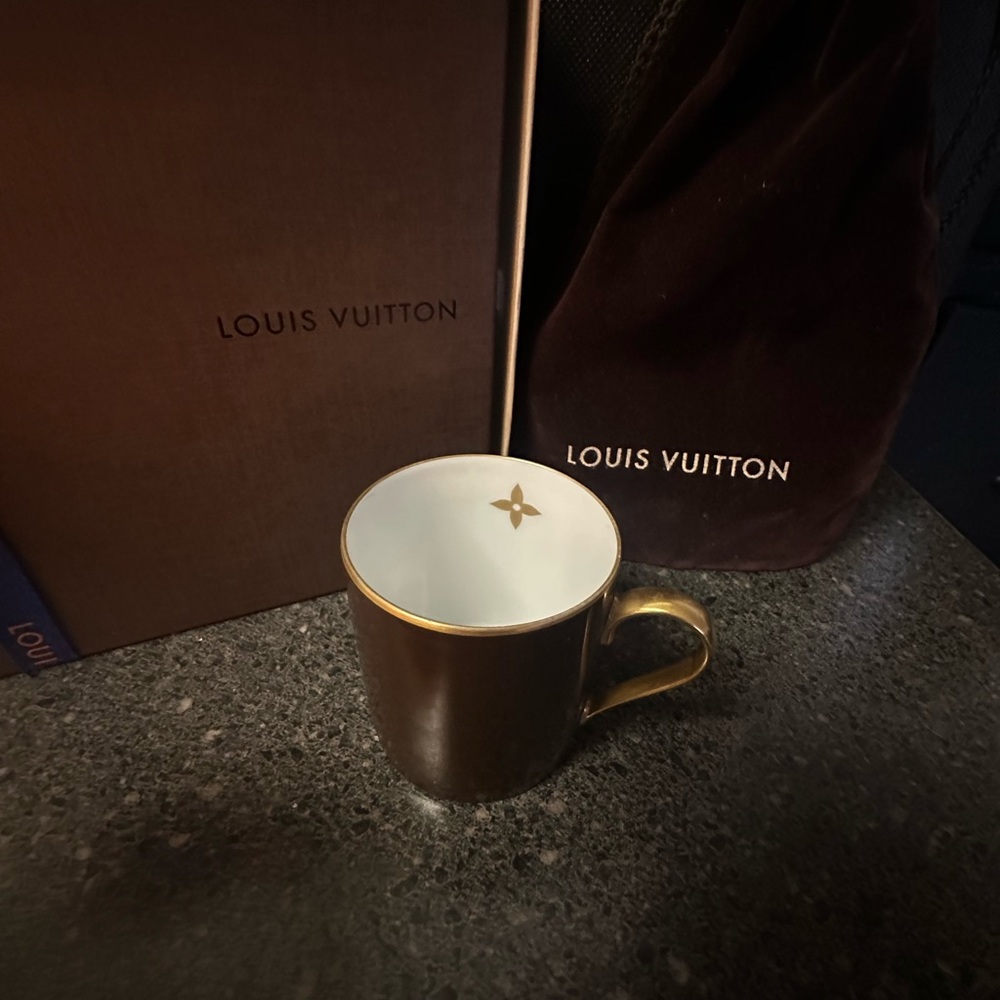 Louis Vuitton Porcelain Espresso Cup (rare)